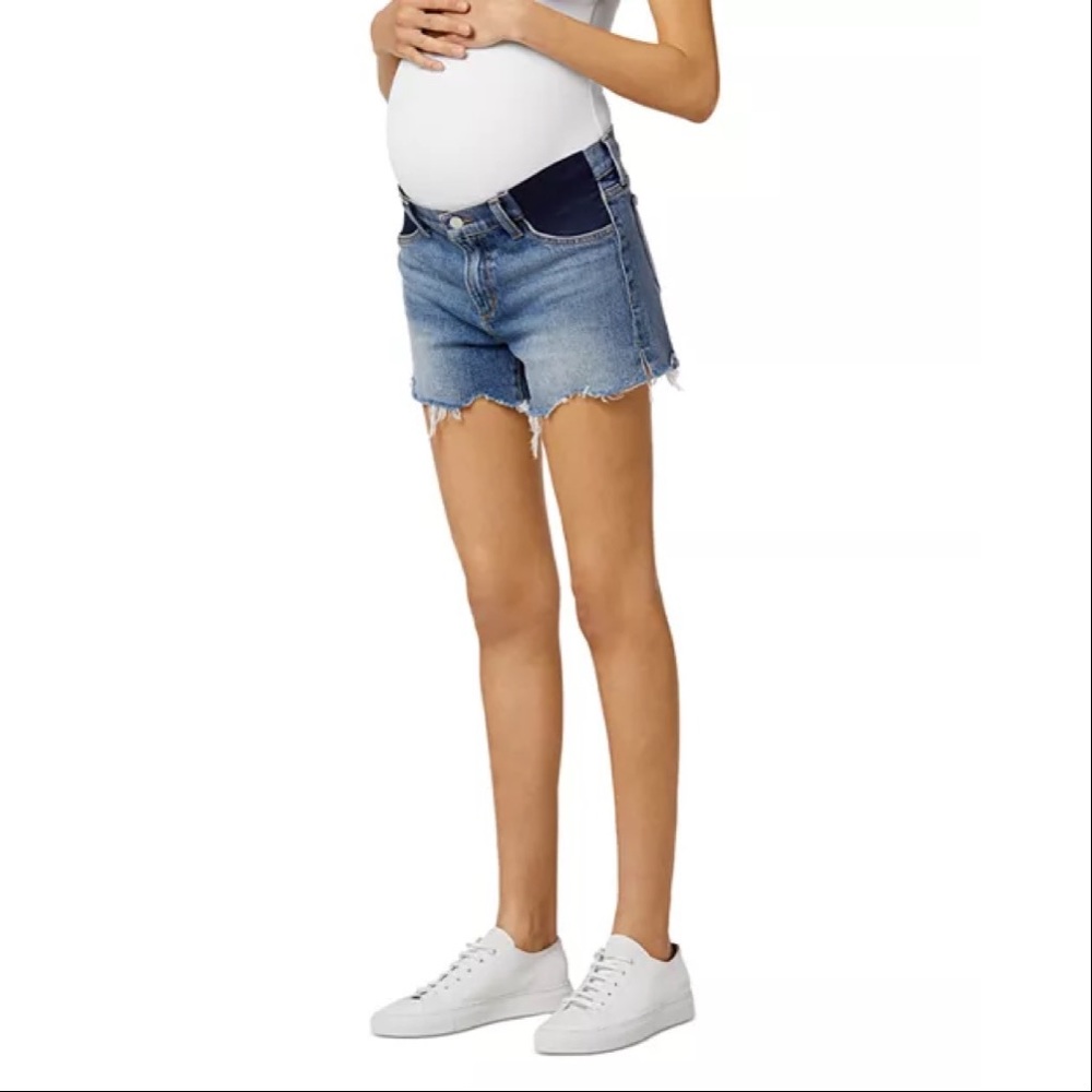 JOE'S | The Ozzie Cut Off Vintage Stretch Maternity Denim Shorts Blue